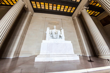 Washington Abraham Lincoln Memorial fisheye