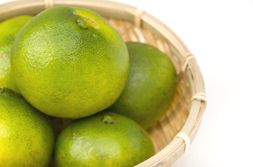 青切り温州みかん