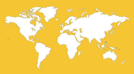 similar world map blank for infographic