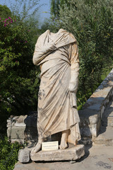 Roman Governor Sculpture in Bodrum Castle - obrazy, fototapety, plakaty