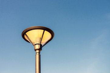 Lamp and sky. Street Lamp and sky