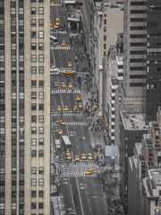 Fototapeta na wymiar Taxi in New York city