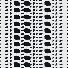 Hand-drawn geometric seamless pattern