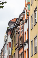 Thelview of traditional streets and buildings in Holland