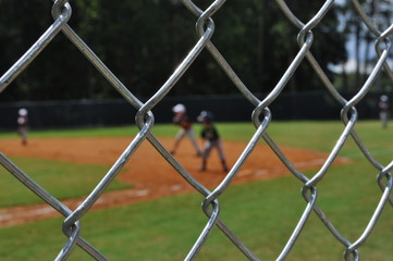 Baseball field fence