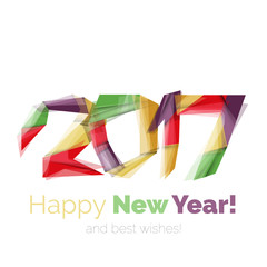 Christmas geometric banner, 2017 New Year