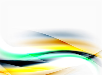 Smooth lines, abstract background