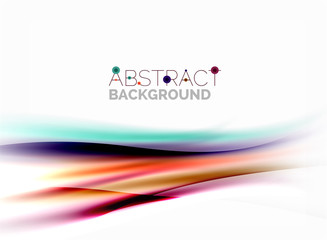 Smooth lines, abstract background