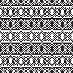 Geometric abstract seamless pattern ethnic style 
