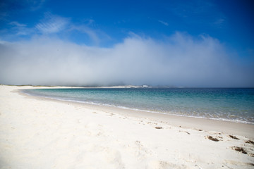 Long sand beach, Atlantic Islands National Park, Spain