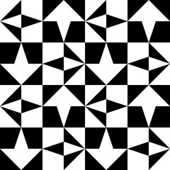 Seamless Triangle and Square Pattern
