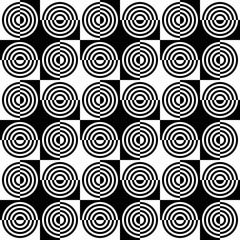 Seamless Square and Circle Pattern