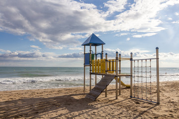 Spielplatz am Strand