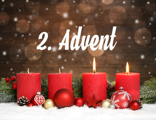 2. Advent / Weihnachten /  Kerzen