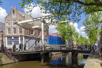 Fototapeta na wymiar Canals of Amsterdam, capital city of the Netherlands