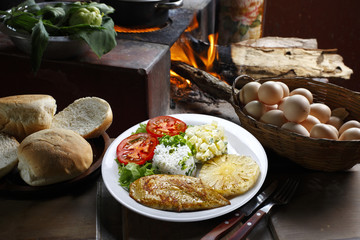 steak grilled chicken