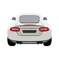 super car flat icon