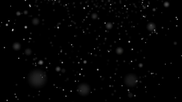  Realistic snowfall seamless loop animation 4K  with Alpha Matte   included for transparent background usage