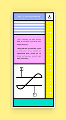 Visual identity in Trendy New Fat Line Style Geometric Design in