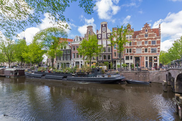 Canals of Amsterdam capital city of the Netherlands