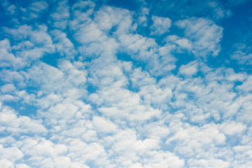 blue sky with white clouds