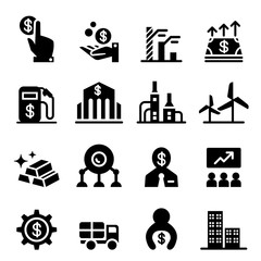 Stock exchange & Stock Market icons