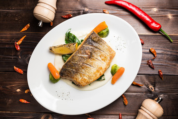 Grilled fish with Mashed Potato