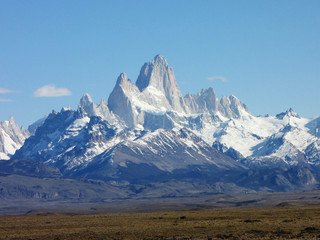 Fototapeta na wymiar Fitz Roy Mountains - Patagonia - El Chaltén, Argentina 