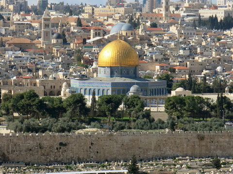 Felsendom und J&uuml;discher Friedhof