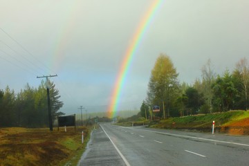 Regenbogen in Neuseeland
