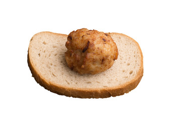 Sandwich with meatballs
