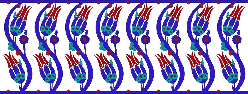 Borders and frames are designed with Ottoman motifs