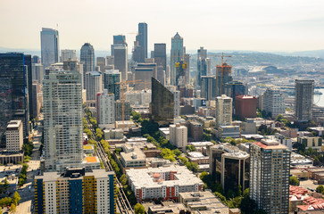 Fototapeta na wymiar Seattle Skyline