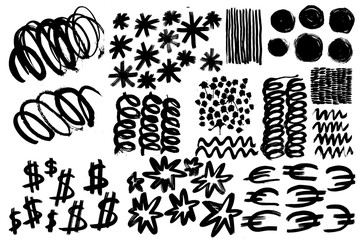 Hand-drawn ink collection