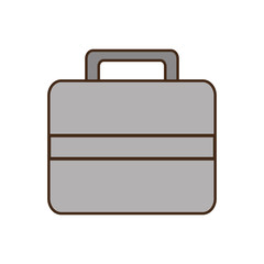 suitcase travel isolated icon vector illustration design