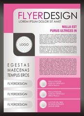 Fototapeta premium Flyer template, Brochure New design business cover