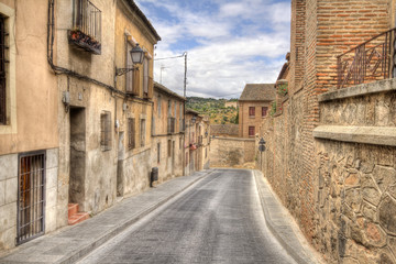 Fototapeta na wymiar Street in Toledo, Spain