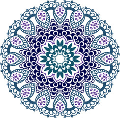 Mandala. Round Ornament Pattern. Vintage decorative elements. Hand drawn background. Islam, Arabic, Indian, ottoman motifs.