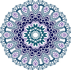 Mandala. Round Ornament Pattern. Vintage decorative elements. Hand drawn background. Islam, Arabic, Indian, ottoman motifs.