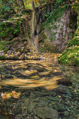 Water vortex at Gätersteiner waterfall