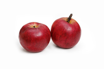 Two red apples