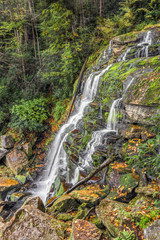 Elakala 3 Waterfall in West Virginia's Blackwater Canyon