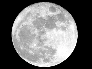Deurstickers Volle maan Full Moon