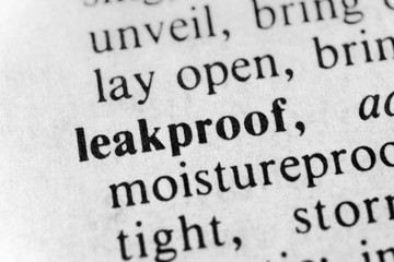 Obraz premium Leakproof