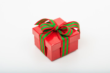 Gift box on white background