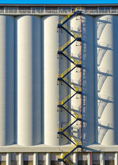 Fragment of an industrial building.