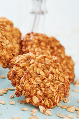 Homemade oatmeal banana cookies