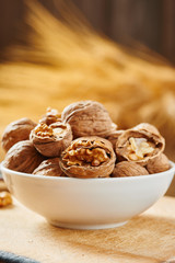Walnuts in bowl