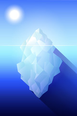 iceberg Antarctica illustration
