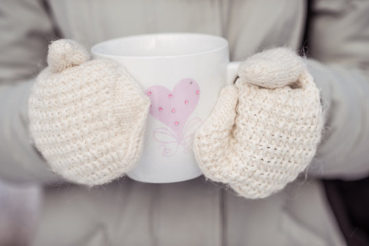 Cup in hends